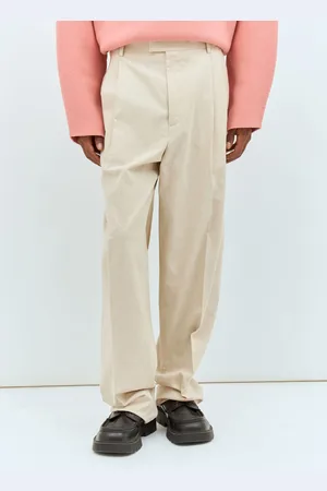 Bottega Veneta Natural Crisp Poplin Pantalon - Homme Pantalons Beige It - 48