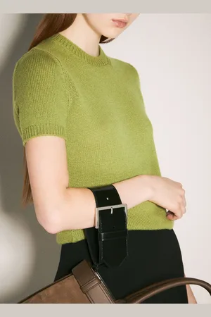 Prada Leather Wrist Strap - Femme Bijoux One Size