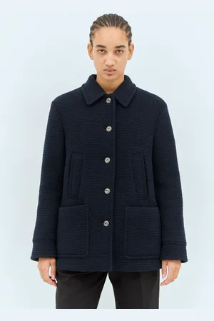 Gucci Checked Bouclé Wool Jacket - Femme Blousons It - 42