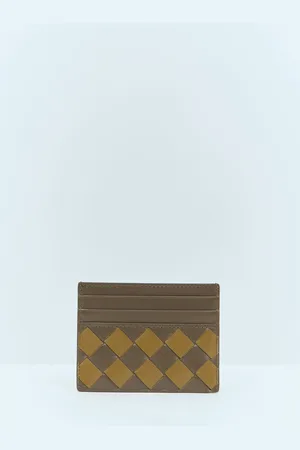 Bottega Veneta Intrecciato Cardholder - Homme Portefeuilles & Porte-cartes Khaki One Size