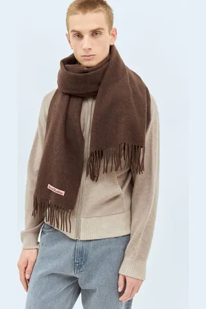 Acne Studios Oversized Fringe Wool Scarf - Homme Echarpes One Size