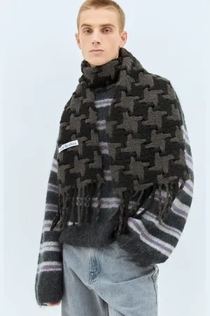 Acne Studios Houndstooth Scarf - Homme Echarpes One Size