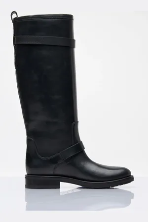 Saint Laurent River Leather Bottes- Femme Bottines Et Bottes Eu - 37