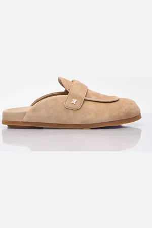 Max Mara Suede Mules - Femme Mules Beige Eu - 37
