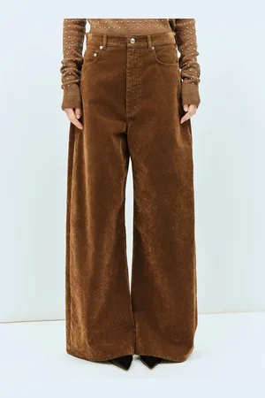 Sportmax Flocked Denim Pantalon - Femme Pantalons 27