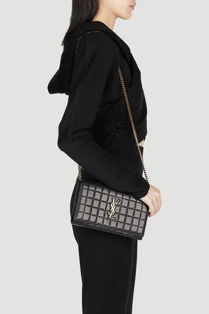 Saint Laurent Cassandre Matelassé Carré Chain Wallet - Femme Sacs À Épaule One Size