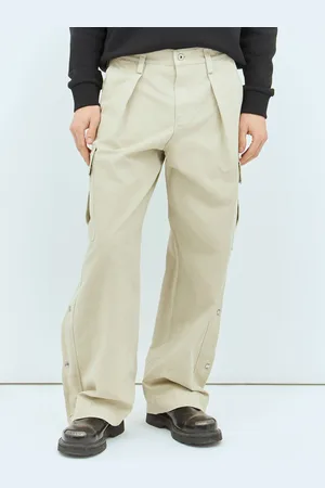 Burberry Cotton Cargo Pantalon - Homme Pantalons Cream Eu - 48