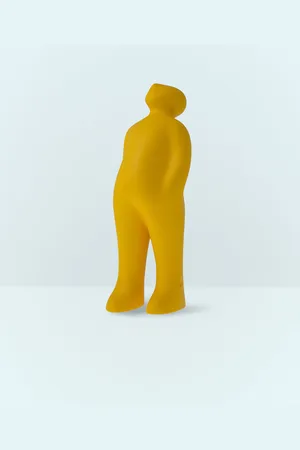 GARDECO The Visitor Large - Decorative Objects Yellow One Size