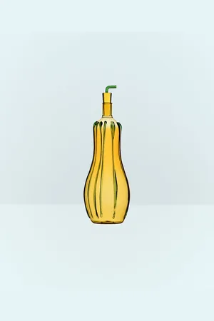 Ichendorf Milano Zucchini Vegetables Bottle - Decorative Objects Yellow One Size