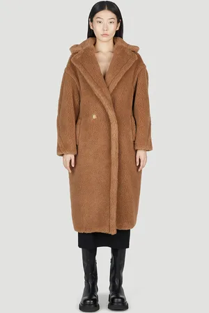 Max Mara Teddy Bear Icon Coat - Femme Manteaux Camel S