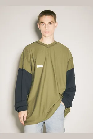 Vetements Inside-out Shark T-shirt - Homme T-shirts Green M