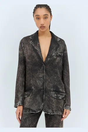 Acne Studios Single-breasted Printed Blazer - Femme Blazers Fr - 32