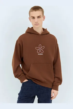 AWAKE NY Flower Stamp Zip Hooded Sweatshirt - Homme Sweatshirts M