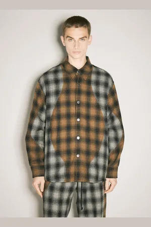 SONG FOR THE MUTE Plaid ChemiseJacket - Homme Blousons It - 48