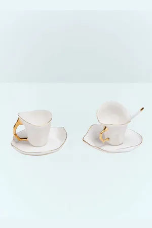 SELETTI Meltdown Coffee Cup, Saucer And Spoon Set - Tea & Coffee One Size