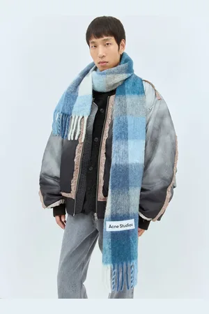 Acne Studios Mohair Checked Scarf - Homme Echarpes One Size