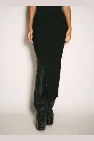 Rick Owens Rib Maxi Skirt - Femme Jupes Xs