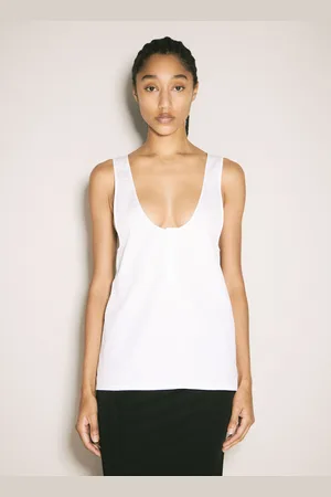 Saint Laurent Henley Tank Top - Femme Hauts Fr - 34