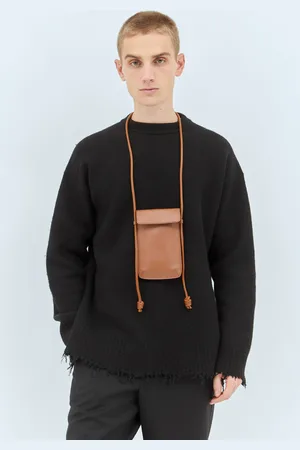 DRIES VAN NOTEN Leather Phone Holder - Homme Sacoches One Size