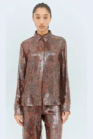 DRIES VAN NOTEN Sequin Chemise- Femme Chemises Fr - 34