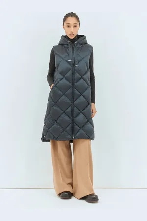 Max Mara Water-repellent Midi Gilet - Femme Manteaux It - 36