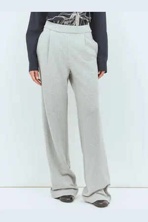 DRIES VAN NOTEN Slouchy Track Pantalon - Femme Pantalons Grey Xs