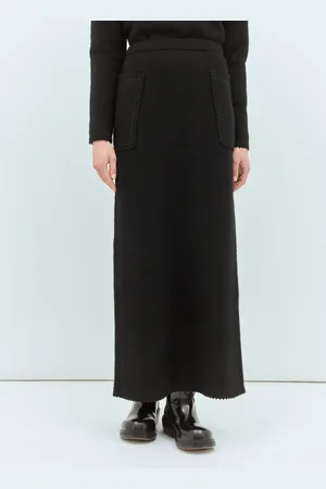 Max Mara Wool And Cashmere Long Skirt - Femme Jupes Xs
