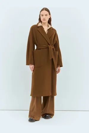 Max Mara Camelwool Robe Coat - Femme Manteaux It - 40