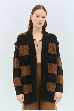 Max Mara Wool And Cashmere Oversized Cardigan - Femme Pulls Xs