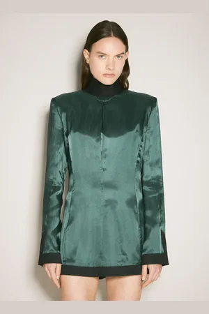 Maison Margiela Inside-out Blazer Dress - Femme Robes Green It - 40