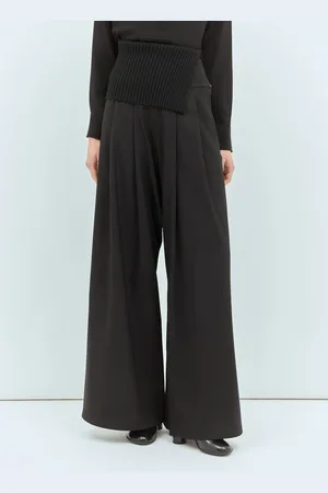 Max Mara Long Stretch Wool Pantalon - Femme Pantalons It - 36