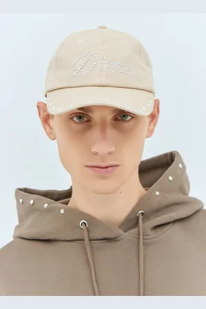 DIME Icy Cursive Logo Baseball Cap - Homme Chapeaux Beige One Size