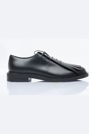 Max Mara Fringed Leather Lace-ups - Femme Derbies Et Richelieux Eu - 36