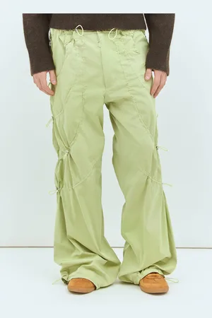 Charlie Constantinou Adjustable Fit Cord Pantalon - Homme Pantalons Green S - M