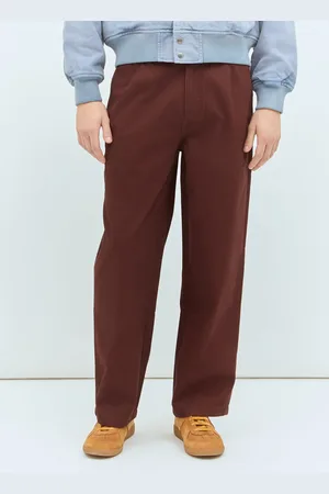 STUSSY Workgear Twill Pantalon - Homme Pantalons Burgundy 30
