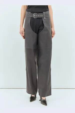 Sportmax Nappa Leather Chaps - Femme Pantalons It - 40