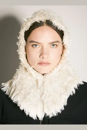 Kiko Kostadinov Carla Knitted Headdress - Femme Chapeaux Green One Size