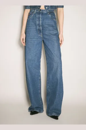 Prada Logo Plaque Balloon Jeans - Femme Jeans 25