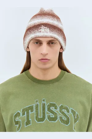 STUSSY Cuff Basic Striped Beanie Hat - Homme Chapeaux One Size