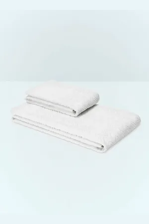 Missoni Set Of Two Chalk Towels - Bathroom One Size