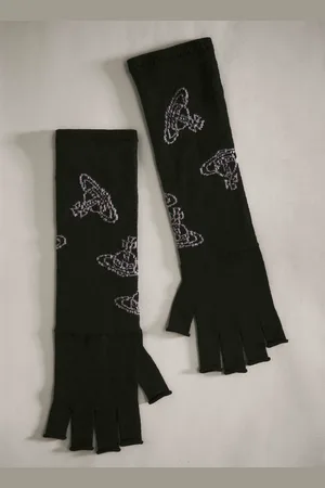 Vivienne Westwood Fingerless Orb Gloves - Homme Gants L - Xl