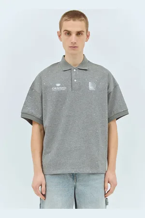 DEMMO Rock And Roll Pt.2 Polo Chemise- Homme Polos Grey L