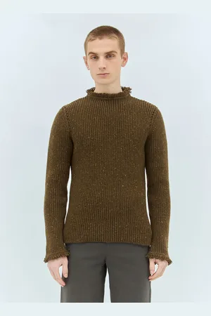 Burberry Fringed Wool Sweater - Homme Pulls L