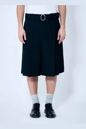 Jil Sander Belted Pleated Shorts - Homme Shorts Eu - 50