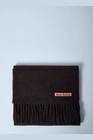 Acne Studios Fringe Wool Scarf - Femme Echarpes One Size