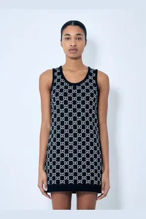 Gucci Gg Wool-blend Jacquard Dress - Femme Robes S