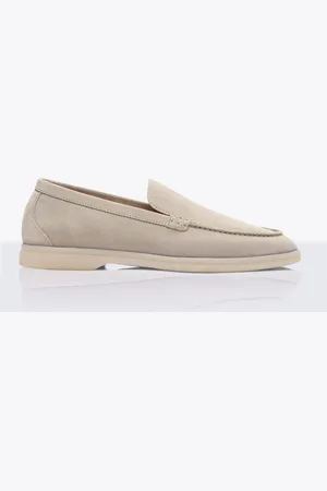 Scarosso Ludovica Suede Loafers - Femme Mocassins Grey Eu - 35