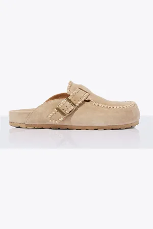 Scarosso Cheyenne Suede Mules - Femme Mules Beige Eu - 35