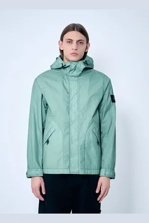 Stone Island Short Parka Jacket - Homme Blousons Green M