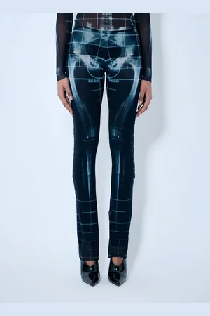 Jean Paul Gaultier Squeletor Mesh Pantalon - Femme Pantalons L
